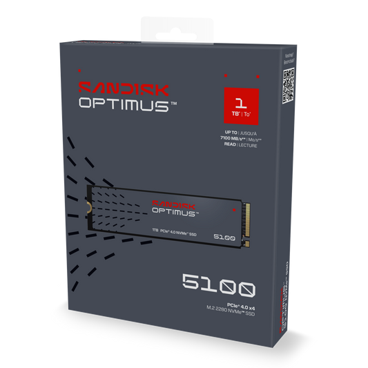 SANDISK Optimus™ 5100 NVMe™ SSD (500GB/ 1TB/ 2TB)-Data Storage-futuromic