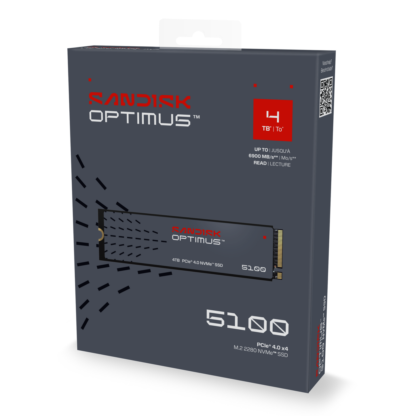 SANDISK Optimus™ 5100 NVMe™ SSD (500GB/ 1TB/ 2TB/ 4TB)-Data Storage-futuromic