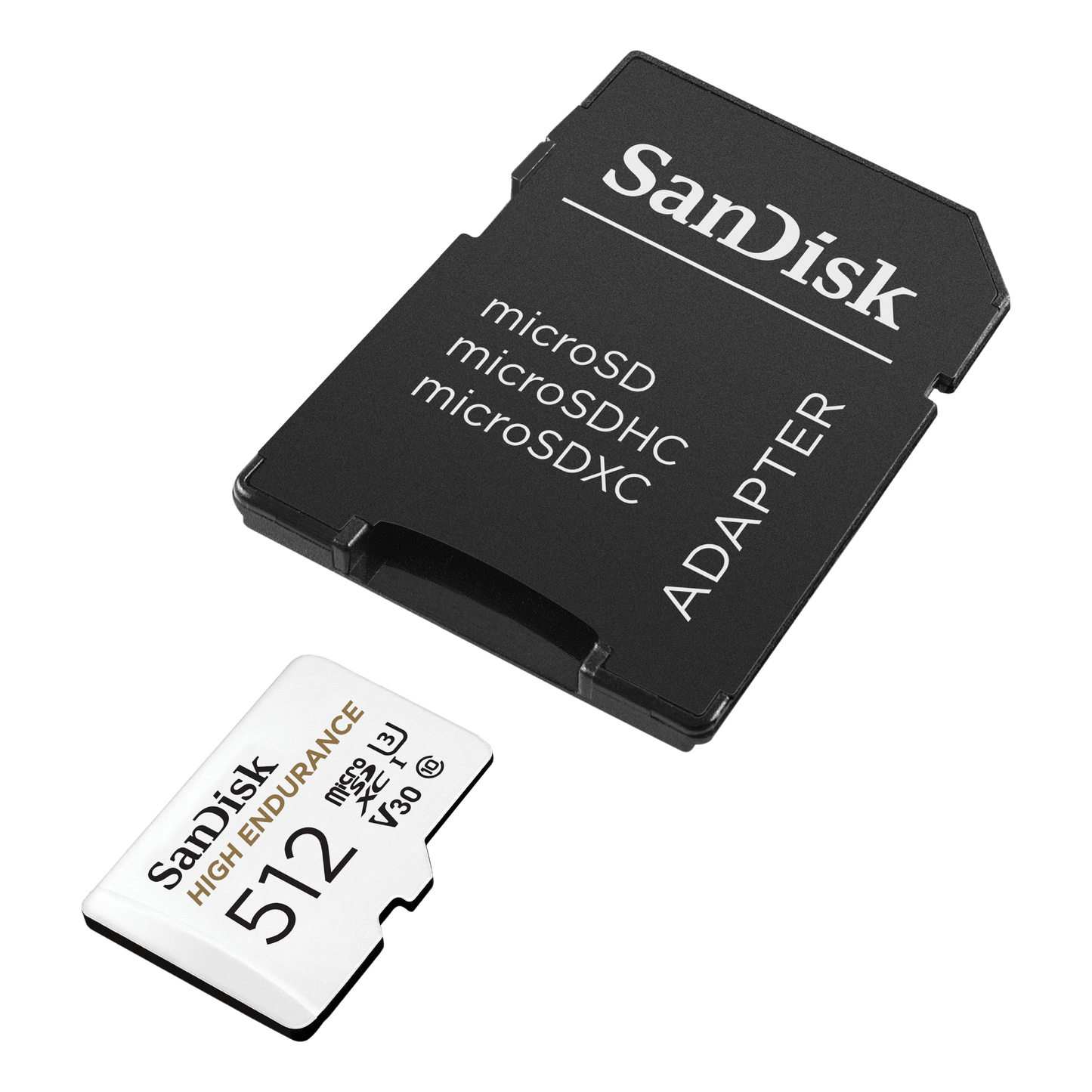 SanDisk High Endurance microSDHC/SDXC 100MB/s Memory Card with Adapter for Dash Cams & Home Security Cameras-Data Storage-futuromic