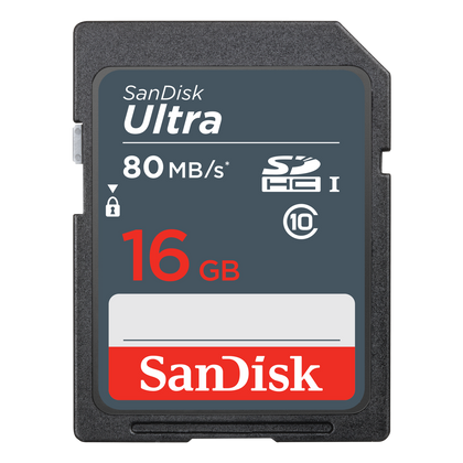 SanDisk Ultra SDHC/SDXC (48MB/S) UHS-I Class 10 Memory Card (16GB/32GB/64GB)-Data Storage-futuromic