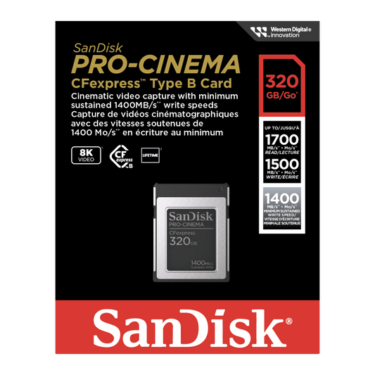 SanDisk PRO-CINEMA CFexpress⢠Type B-Data Storage-futuromic