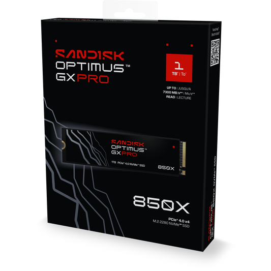 SANDISK Optimus™ GX PRO 850X NVMe™ SSD (1TB, 2TB)-Data Storage-futuromic