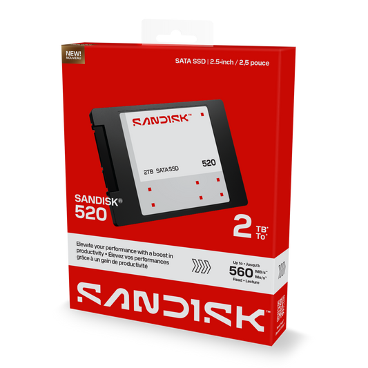 SANDISK® 520 SATA Internal SSD (500GB/ 1TB/ 2TB)-Data Storage-futuromic