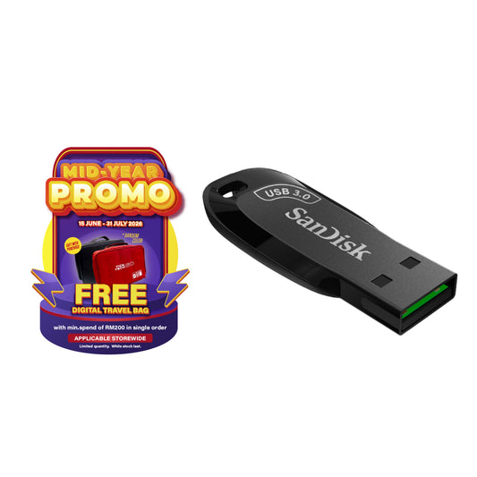 SanDisk Ultra Shift CZ410 USB 3.2 Flash Drive-Data Storage-futuromic