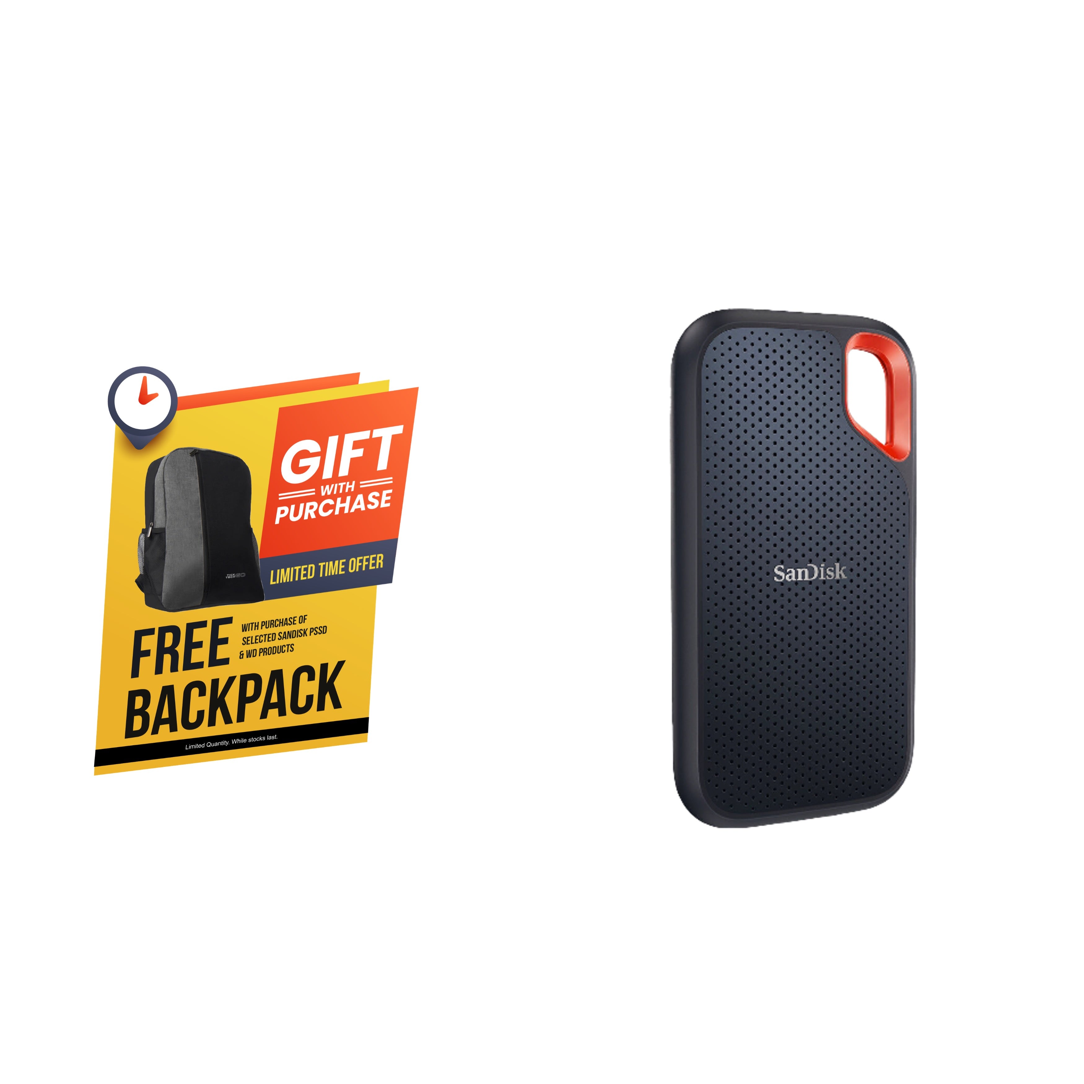 SanDisk Extreme Portable SSD E61 1050MB/s Type-C IP65 Shock