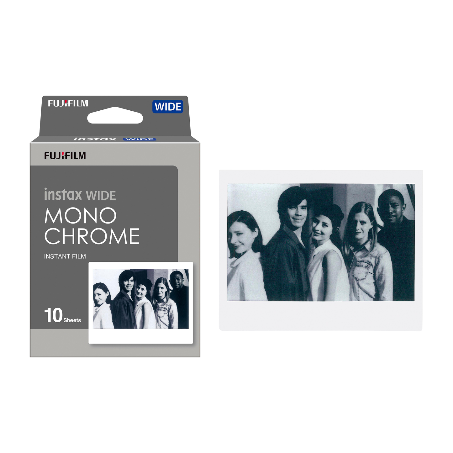 Fujifilm Instax Wide Film G (Monochrome 10's)-Instant Camera Accessories-futuromic