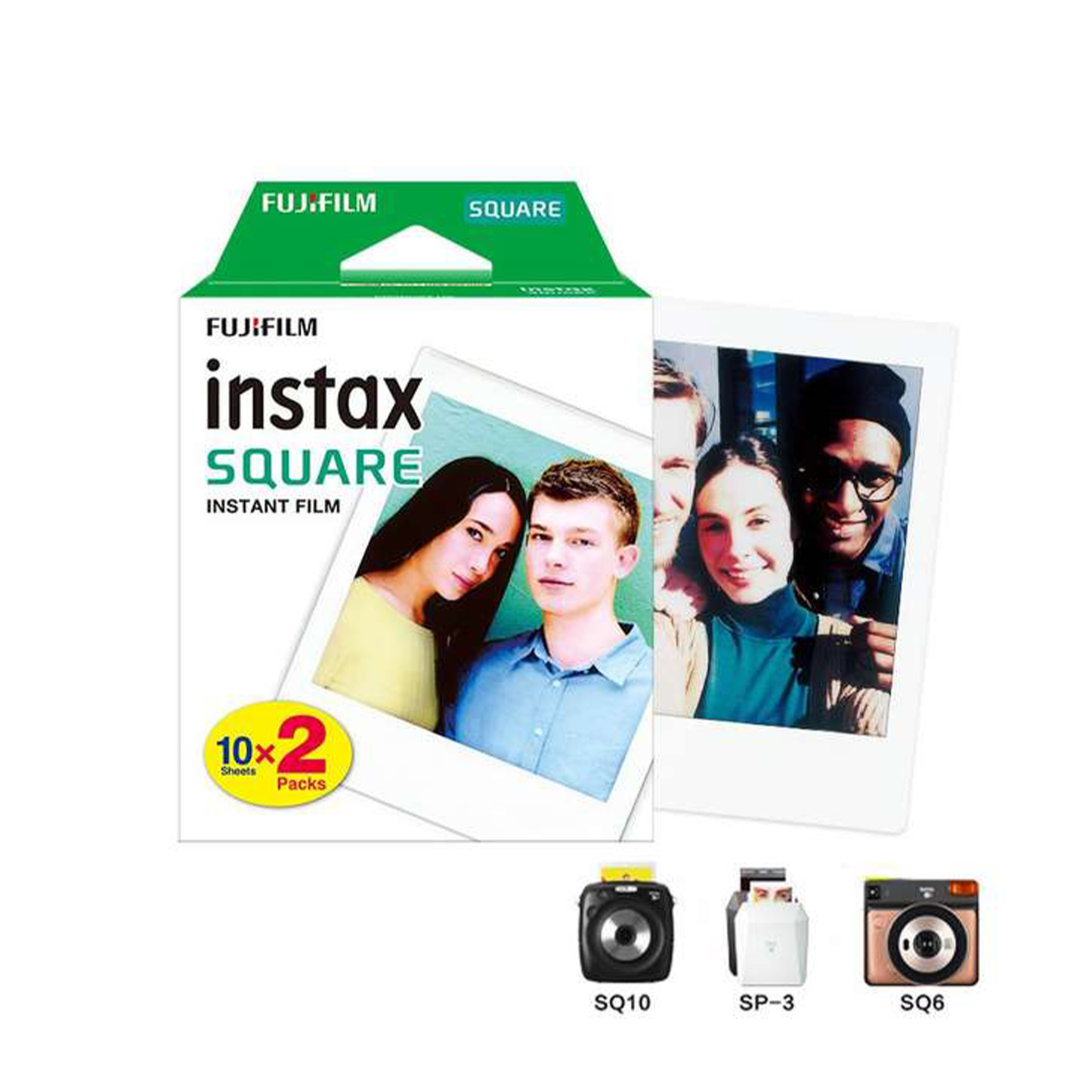 Fujifilm Instax Square Film (Plain 10's/ Plain 10's x 2)-Instant Camera Accessories-futuromic