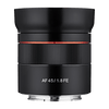 Samyang AF 45mm F1.8 FE Lens (SONY FE) (TINY SERIES)-Camera Lenses-futuromic