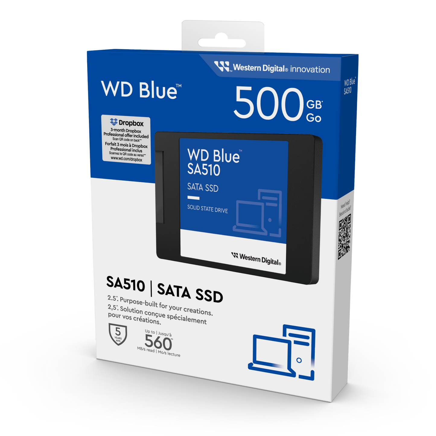 WD Blue® SA510 SATA SSD-Data Storage-futuromic