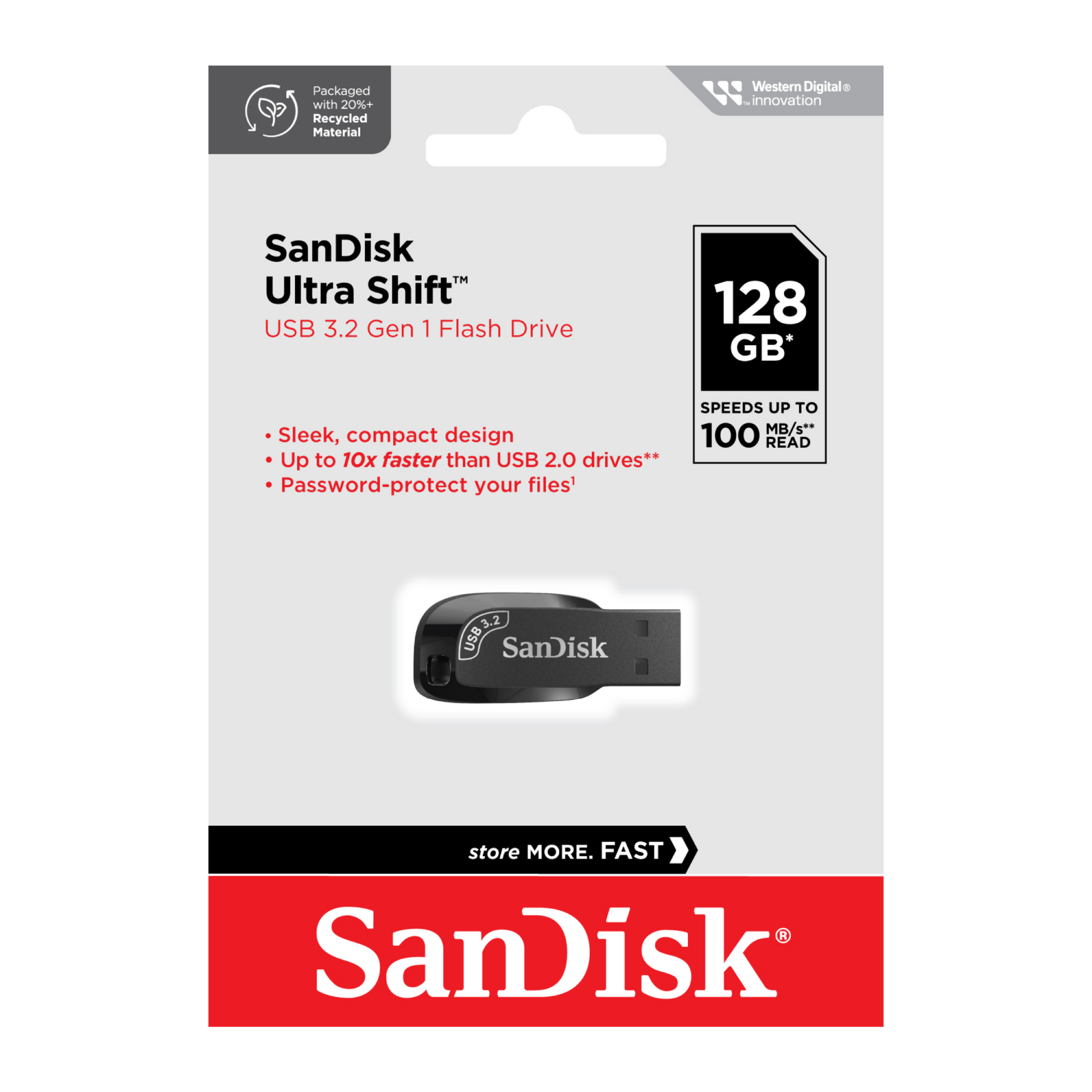 SanDisk Ultra Shift CZ410 USB 3.2 Flash Drive-Data Storage-futuromic