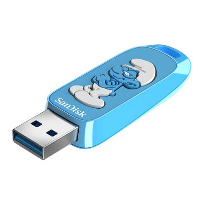 SanDisk Smurfs™ (CZIS) USB Flash Drive (64GB/ 128GB/ 256GB)-Data Storage-futuromic