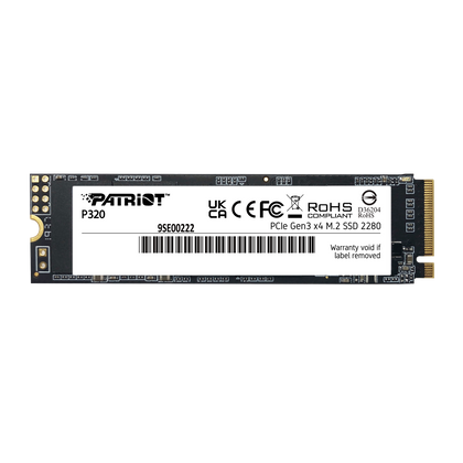 Patriot P320 PCIe Gen3 x4 M.2 2280 SSD-Data Storage-futuromic
