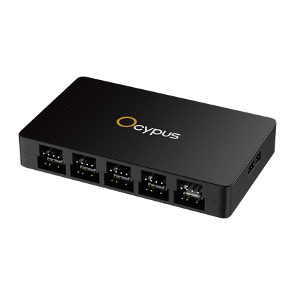 Ocypus Delta EH10 10-Port Addressable RGB & Fan Hub-PC Component-futuromic