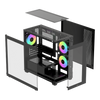 Ocypus Gamma C52 MIni-Tower Panoramic View with ARGB Fans PC Case-PC Component-futuromic