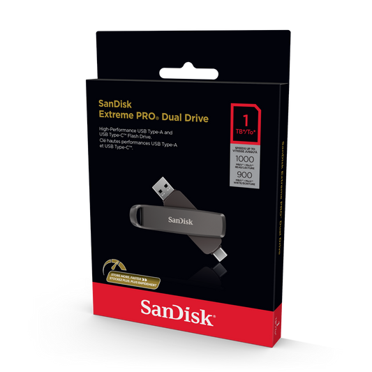 SanDisk Extreme PRO (DDE1) Dual Drive (1TB/ 2TB)-Data Storage-futuromic