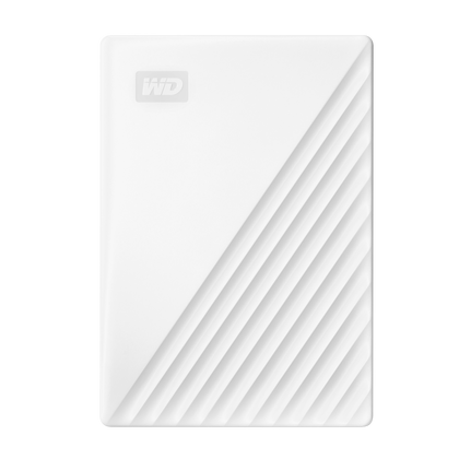 WD® My Passport® Portable Hard Drive (White)-Data Storage-futuromic