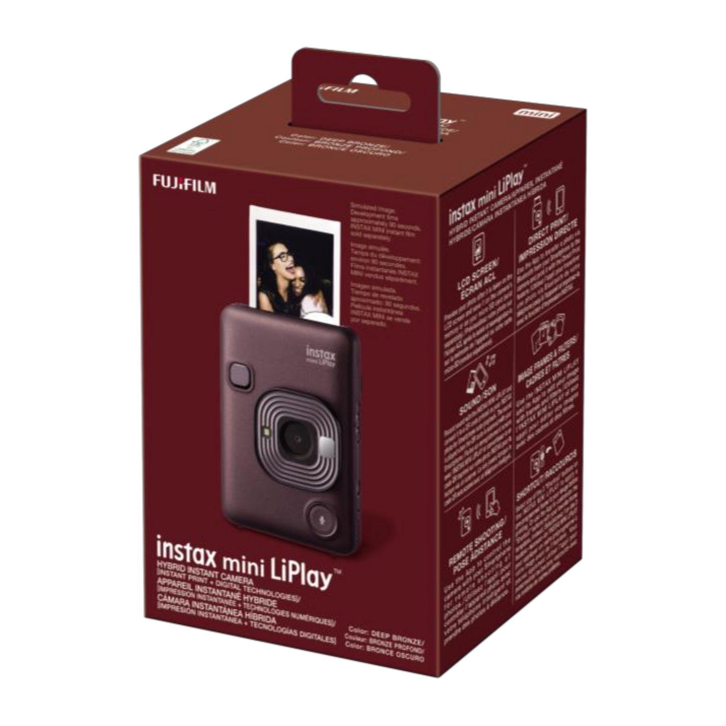 FUJIFILM INSTAX Mini LiPlay 2 in 1 Hybrid Instant Camera (New Colors)-Instant Camera-futuromic