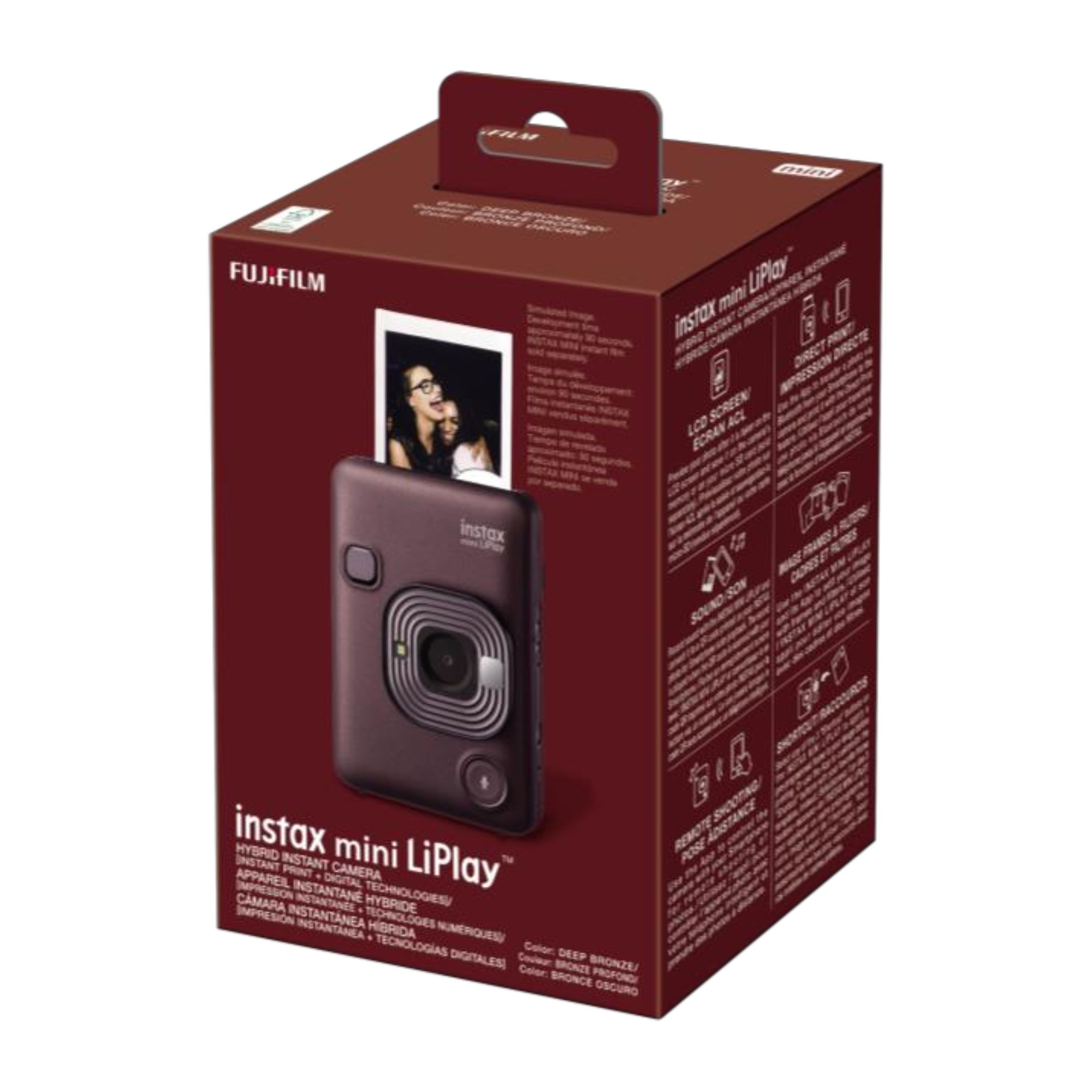 FUJIFILM INSTAX Mini LiPlay 2 in 1 Hybrid Instant Camera (New Colors)-Instant Camera-futuromic