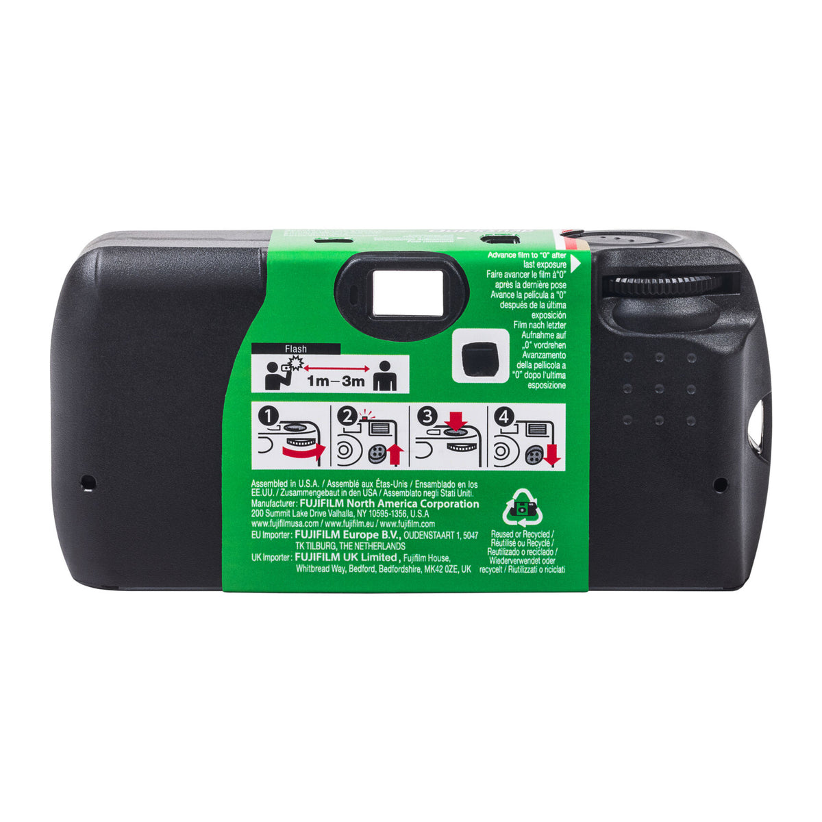 FUJIFILM QuickSnap™ One-Time-Use Disposable Camera (27 Exposures)-Point & Shoot-futuromic