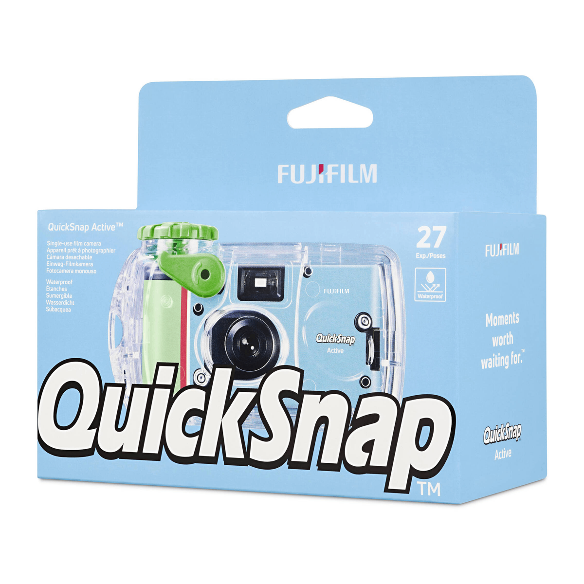 FUJIFILM QuickSnap™ One-Time-Use Disposable Camera (27 Exposures) [Multiple-Style]-Point & Shoot-futuromic