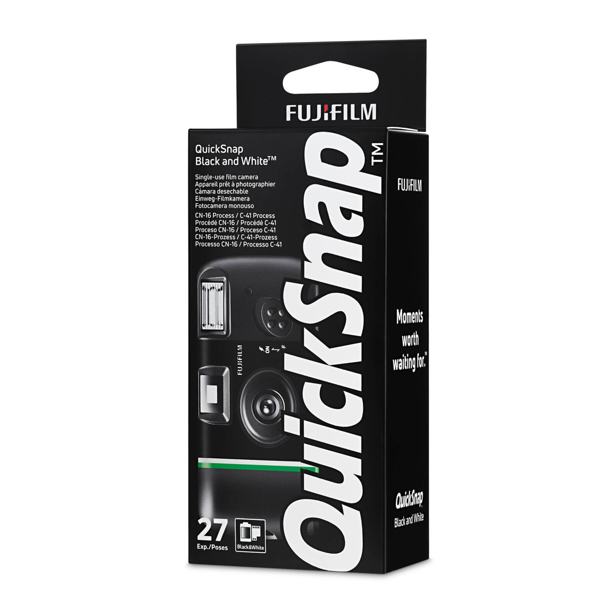 FUJIFILM QuickSnap™ One-Time-Use Disposable Camera (27 Exposures) [Multiple-Style]-Point & Shoot-futuromic