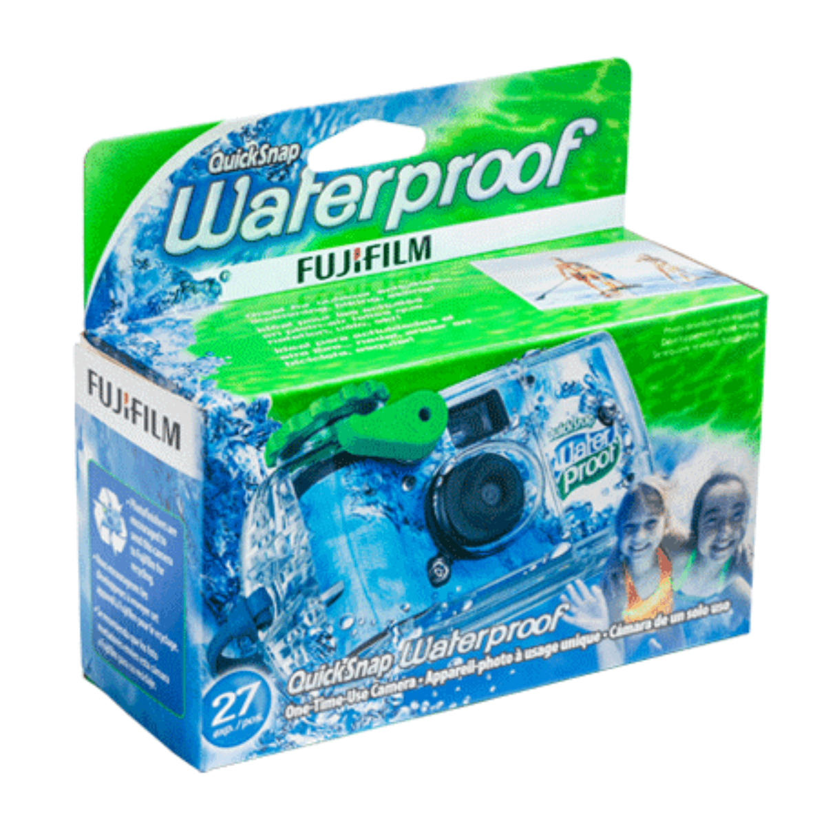 FUJIFILM QuickSnap™ One-Time-Use Disposable Camera (27 Exposures) [Multiple-Style]-Point & Shoot-futuromic