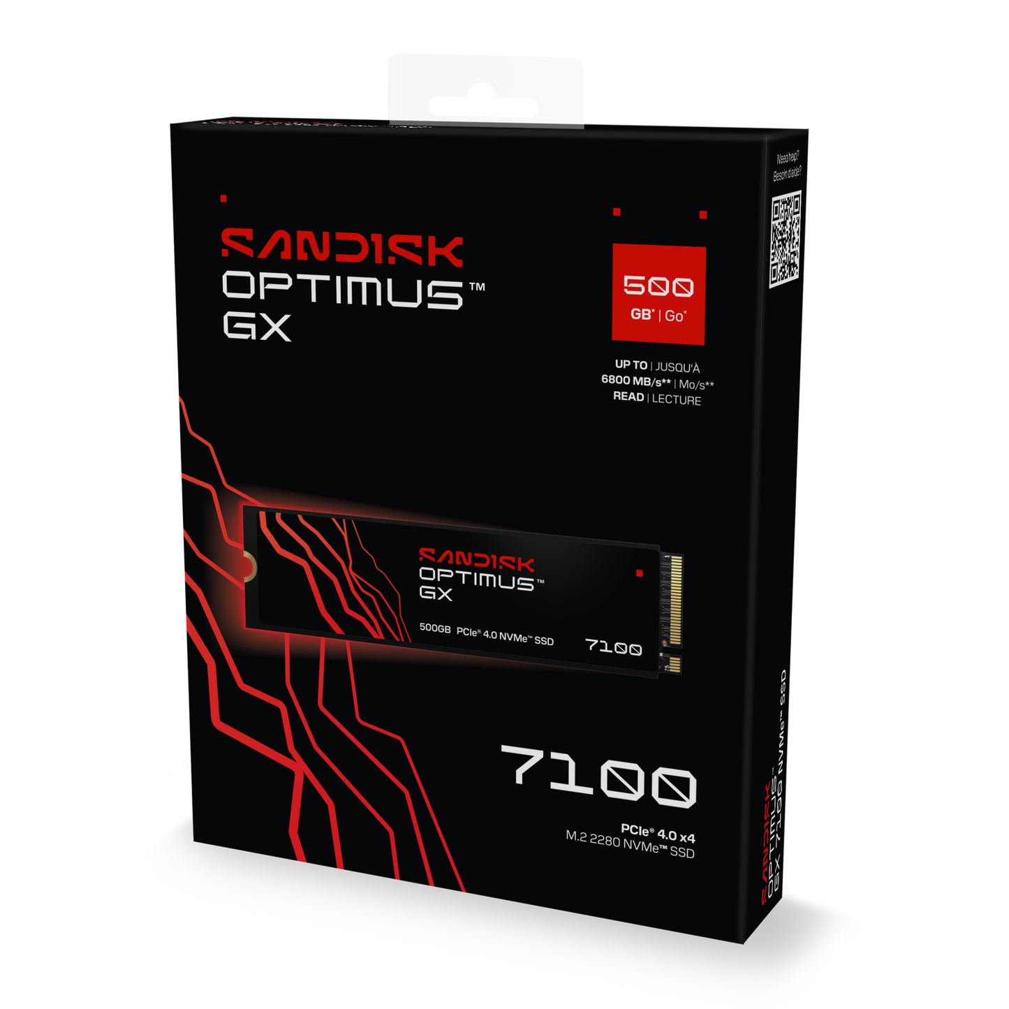 SANDISK Optimus™ GX 7100 NVMe™ SSD (500GB/ 1TB/ 2TB)-Data Storage-futuromic