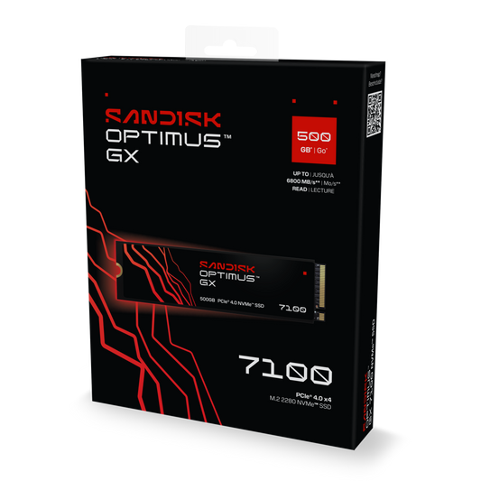 SANDISK Optimus™ GX 7100 NVMe™ SSD (500GB/ 1TB/ 2TB)-Data Storage-futuromic