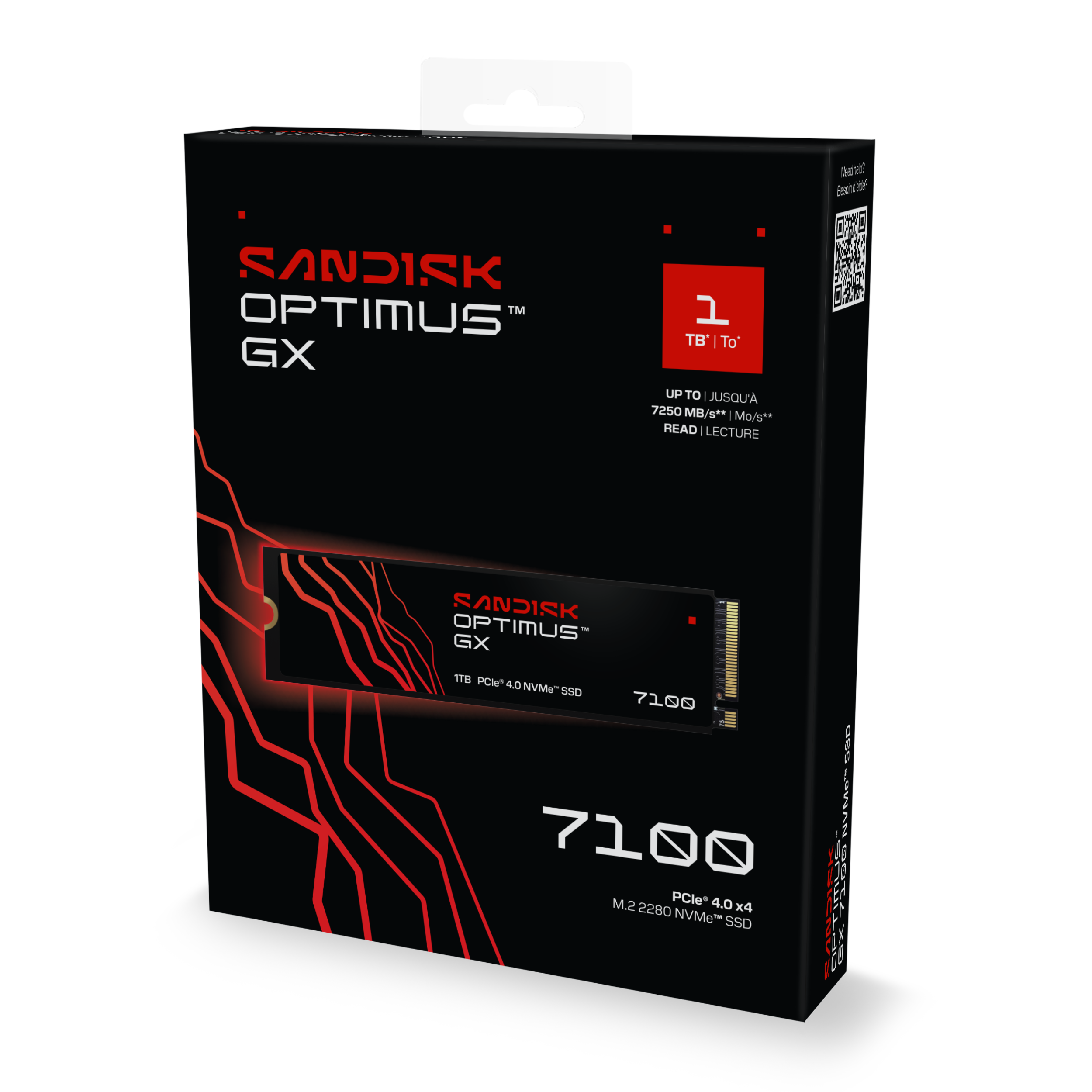 SANDISK Optimus™ GX 7100 NVMe™ SSD (500GB/ 1TB/ 2TB)-Data Storage-futuromic