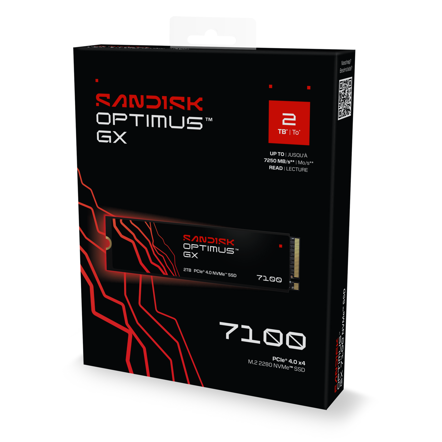 SANDISK Optimus™ GX 7100 NVMe™ SSD (500GB/ 1TB/ 2TB)-Data Storage-futuromic