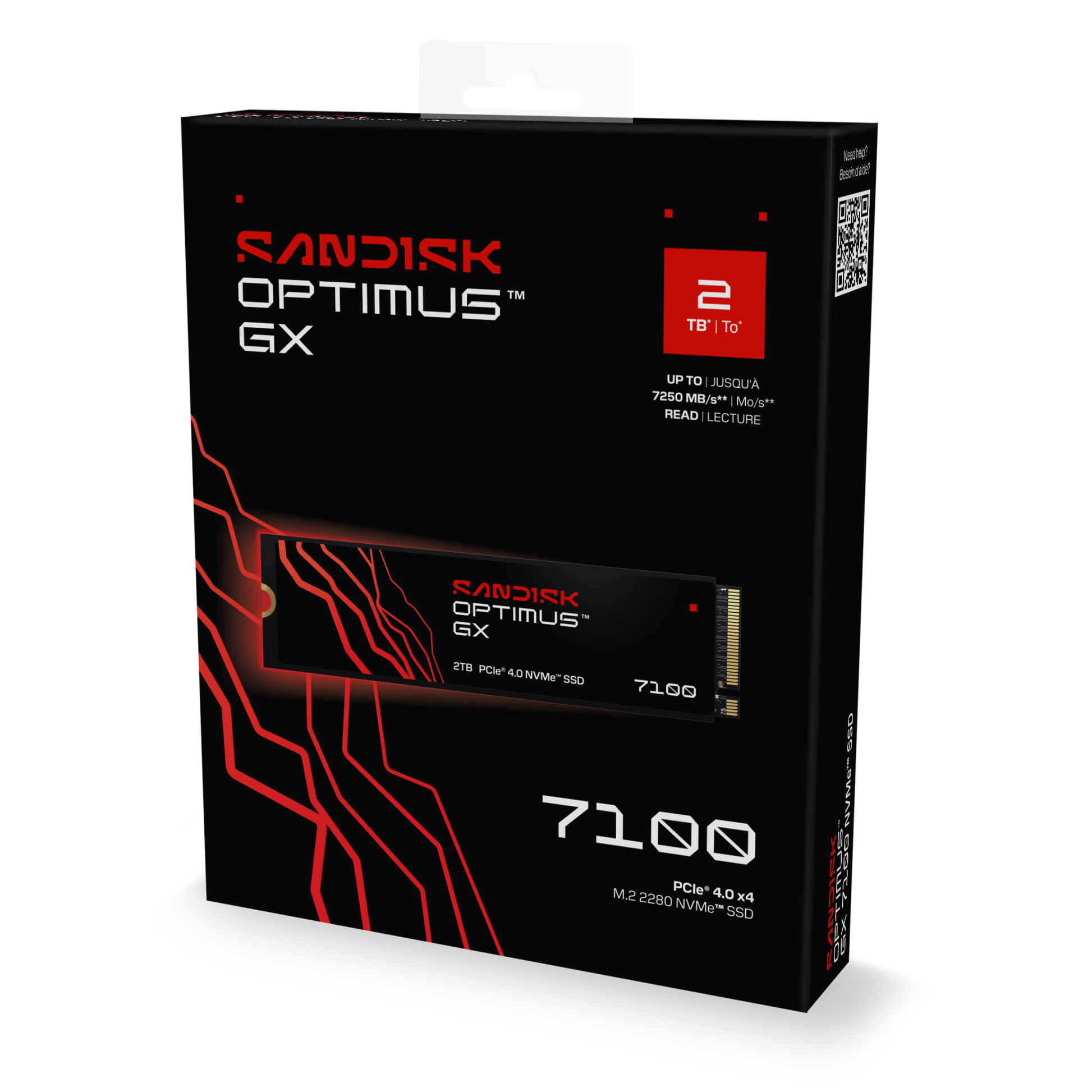 SANDISK Optimus™ GX 7100 NVMe™ SSD (500GB/ 1TB/ 2TB)-Data Storage-futuromic
