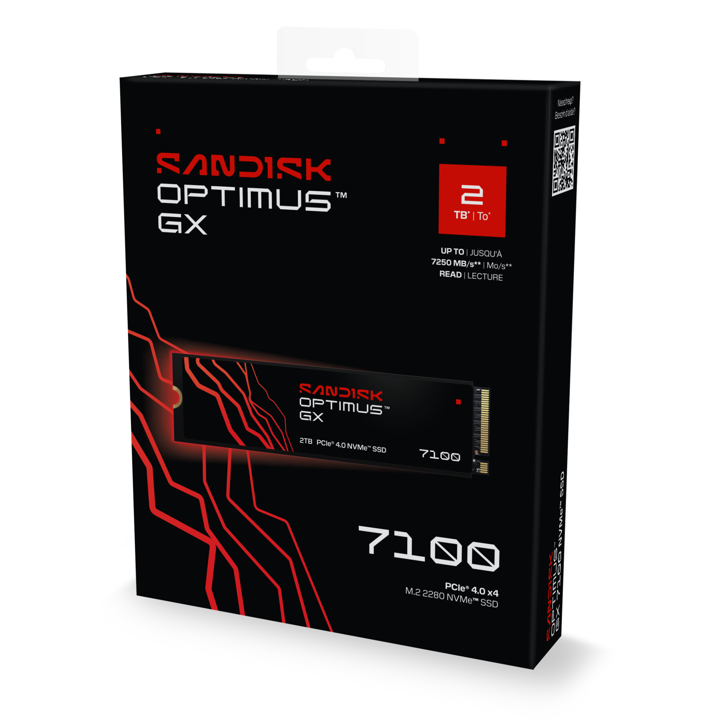 SANDISK Optimus™ GX 7100 NVMe™ SSD (500GB/ 1TB/ 2TB)-Data Storage-futuromic