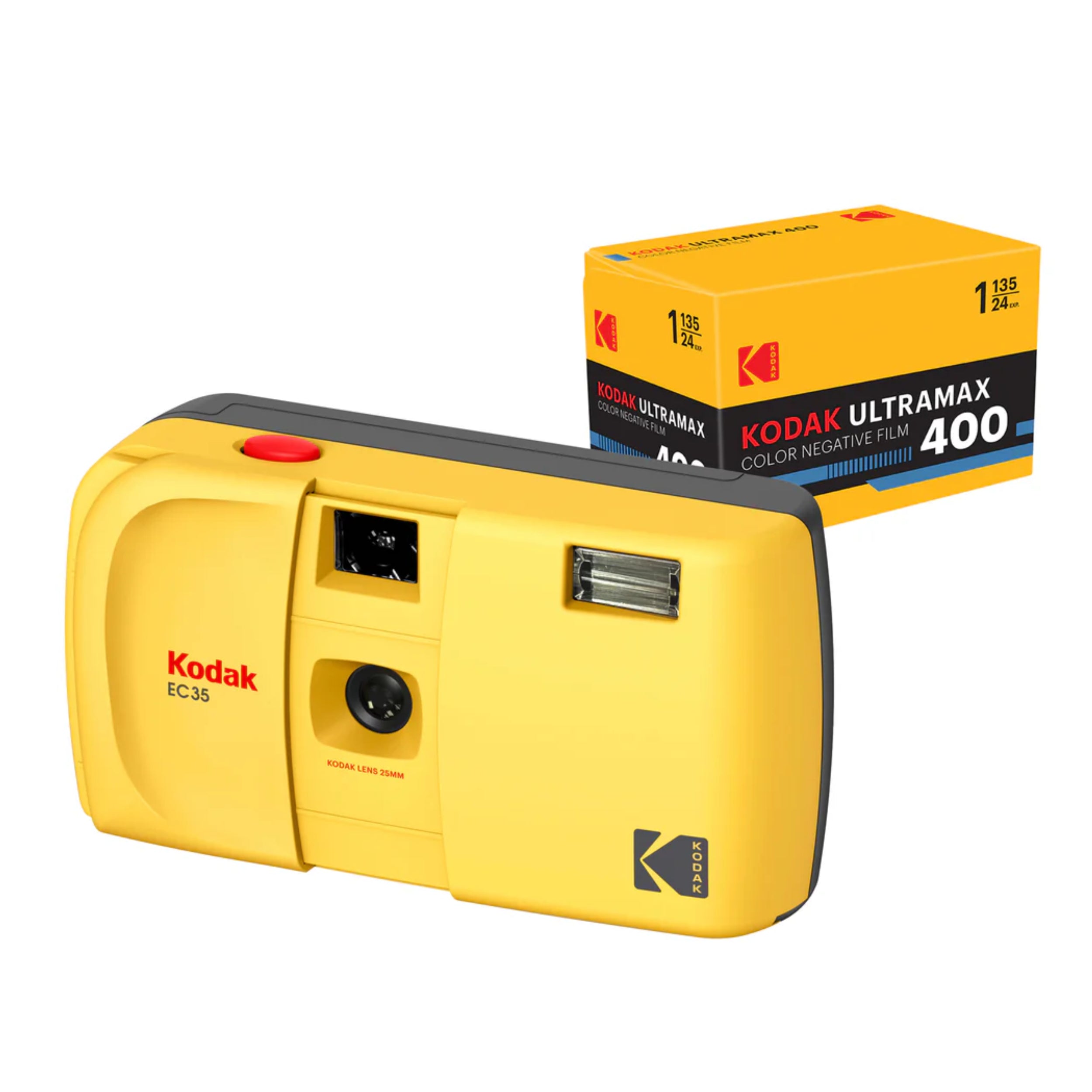 KODAK EC35 35mm Film Camera [Bundle]-Instant Camera-futuromic