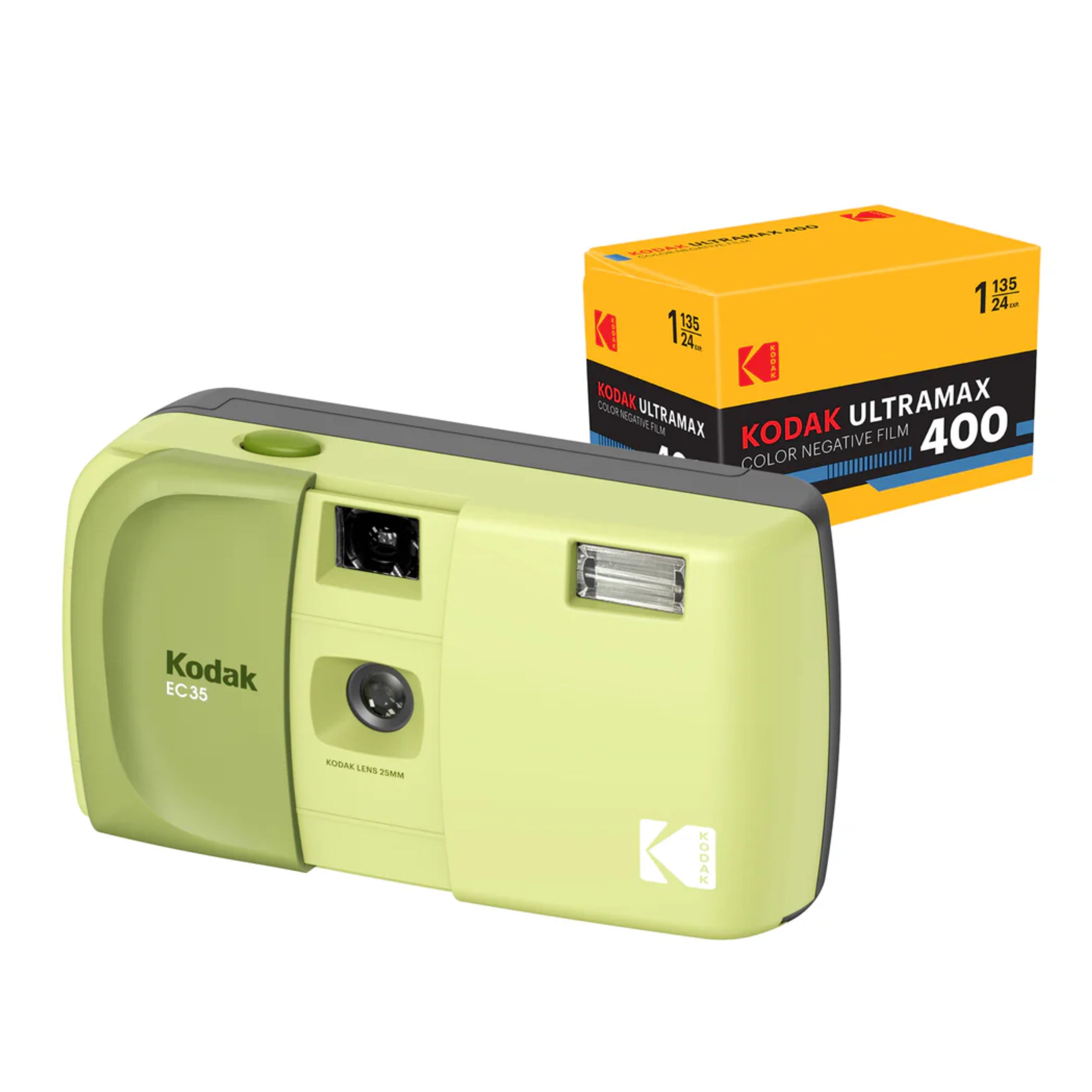 KODAK EC35 35mm Film Camera [Bundle]-Instant Camera-futuromic