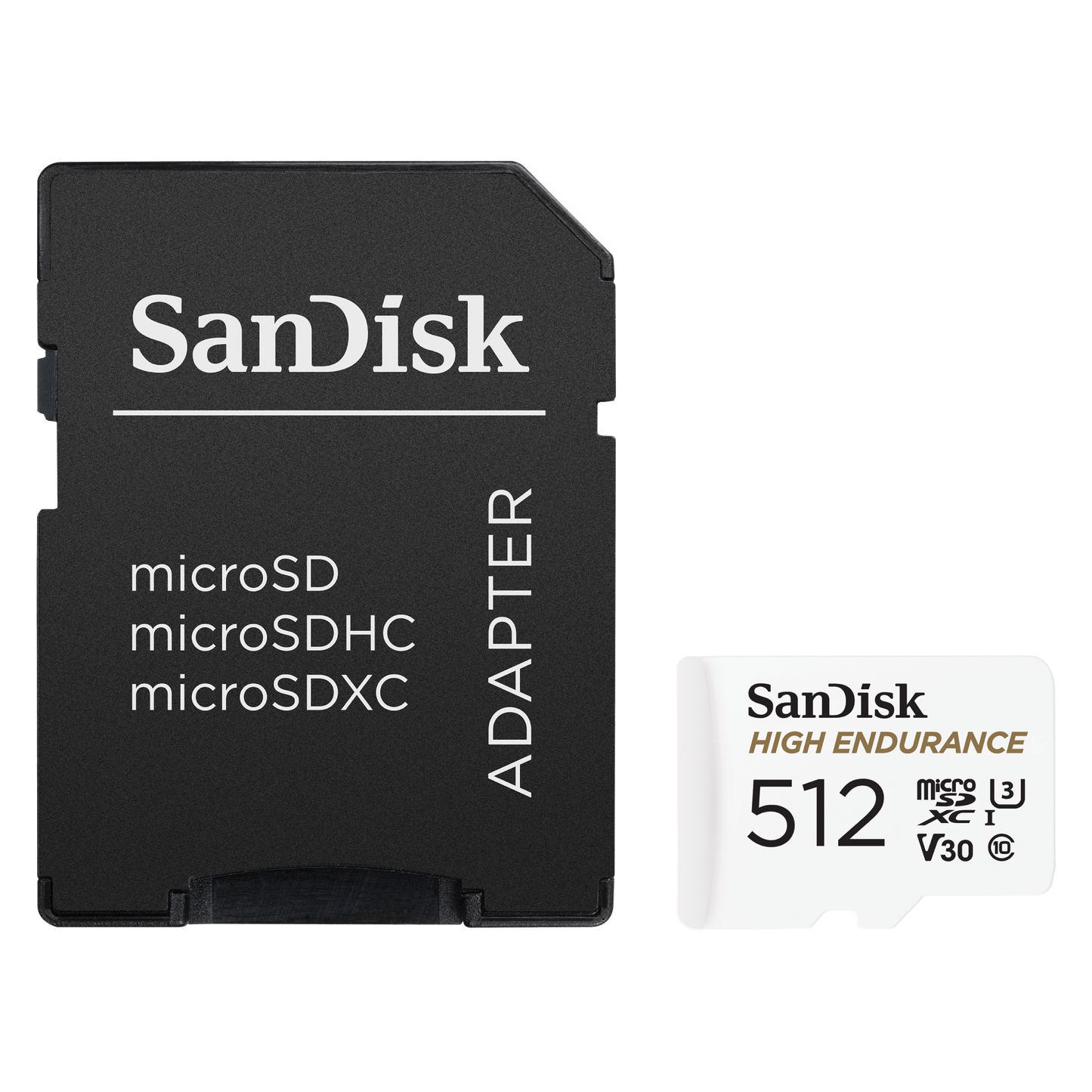 SanDisk High Endurance microSDHC/SDXC 100MB/s Memory Card with Adapter for Dash Cams & Home Security Cameras-Data Storage-futuromic