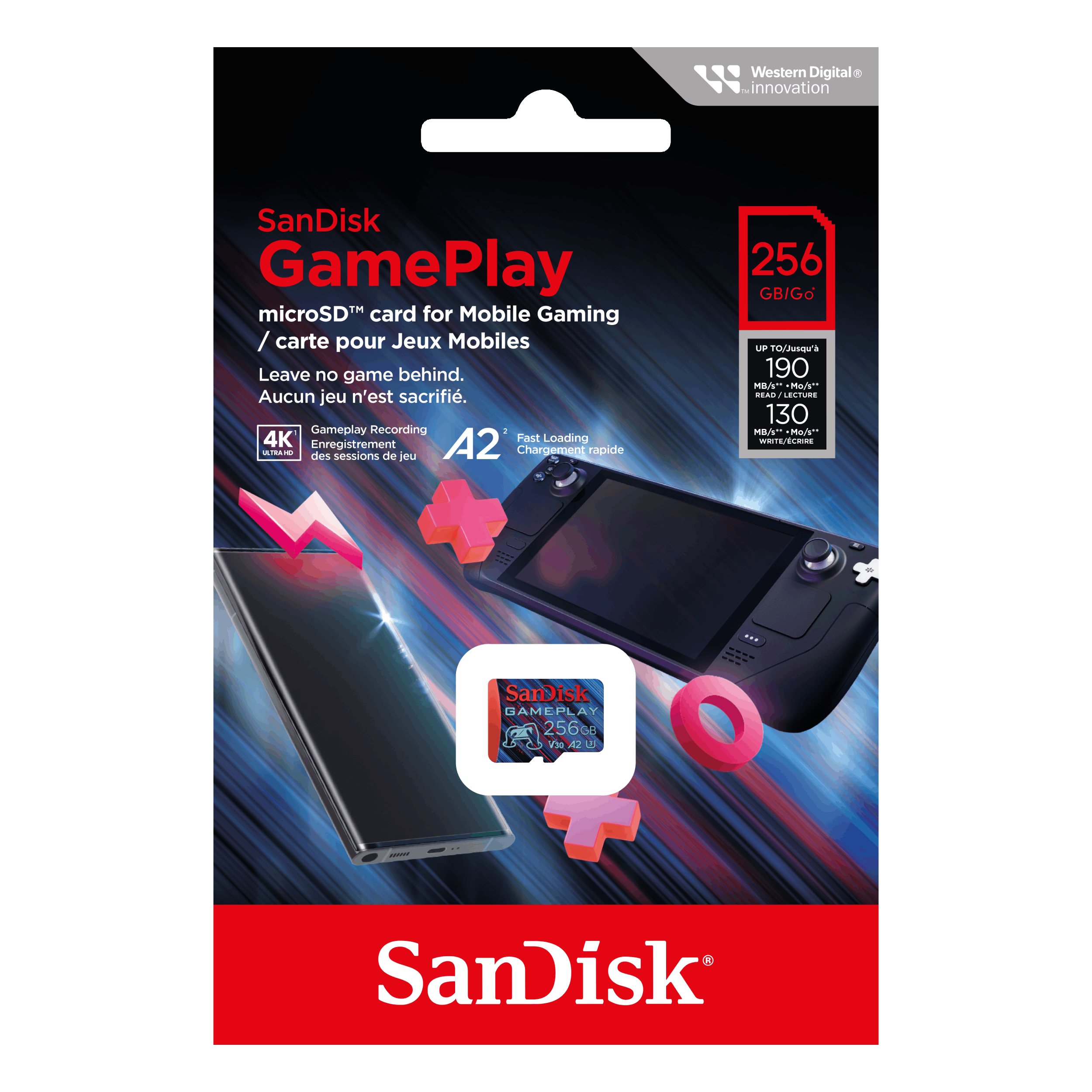 SanDisk Extreme microSDHC/SDXC 100MB/s - 190MB/s C10, V30, U3 A1/A2 Card for Mobile Gaming (Support AAA/3D/VR game graphics)-Data Storage-futuromic