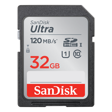 SanDisk Ultra SDHC/SDXC UHS-I Class 10 (120MB/s) Memory Card-Data Storage-futuromic