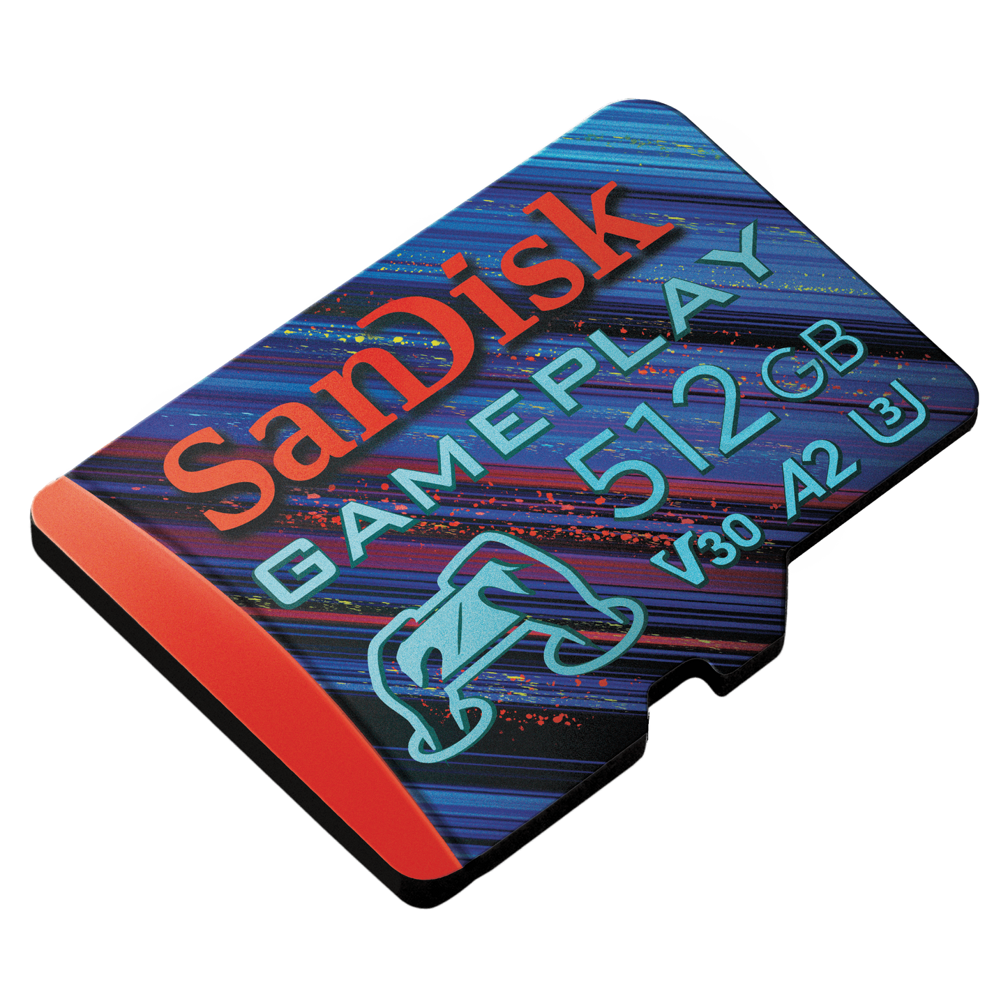 SanDisk GamePlay microSD 190MB/s C10, V30, U3, A2 Card (Support AAA/3D/VR game graphics)-Data Storage-futuromic