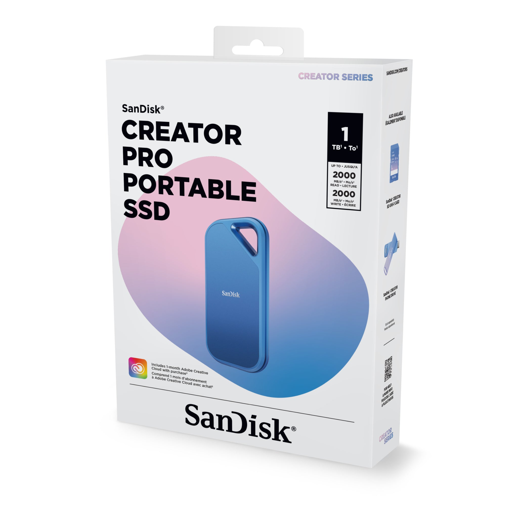 SanDisk Creator Pro Portable SSD (1TB/ 2TB/ 4TB) – Tick Tech Go