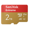 SanDisk Extreme microSDHC/SDXC UHS-I 100MB/s - 190MB/s C10, V30, U3 A1/A2 Memory Card for Smartphone, Drone, Action Camera (No adapter)-Data Storage-futuromic