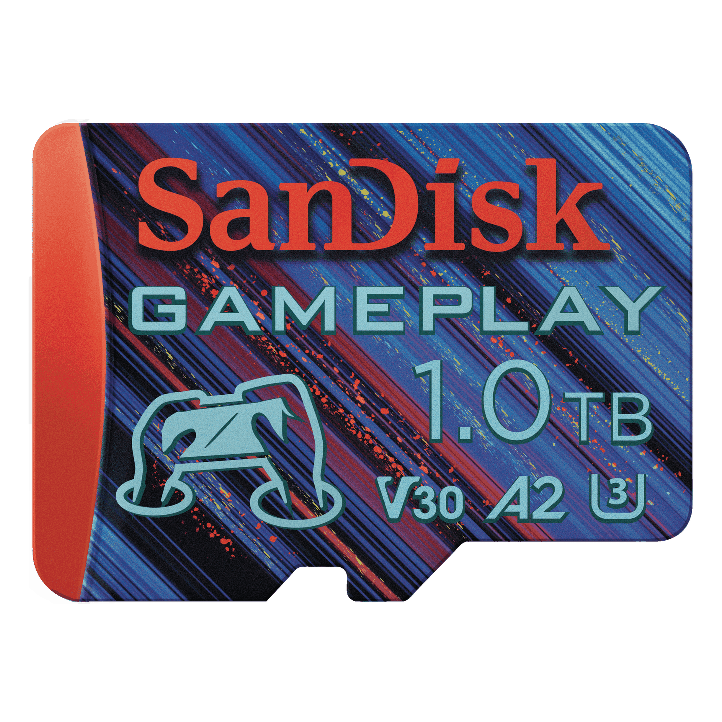 SanDisk GamePlay microSD 190MB/s C10, V30, U3, A2 Card (Support AAA/3D/VR game graphics)-Data Storage-futuromic