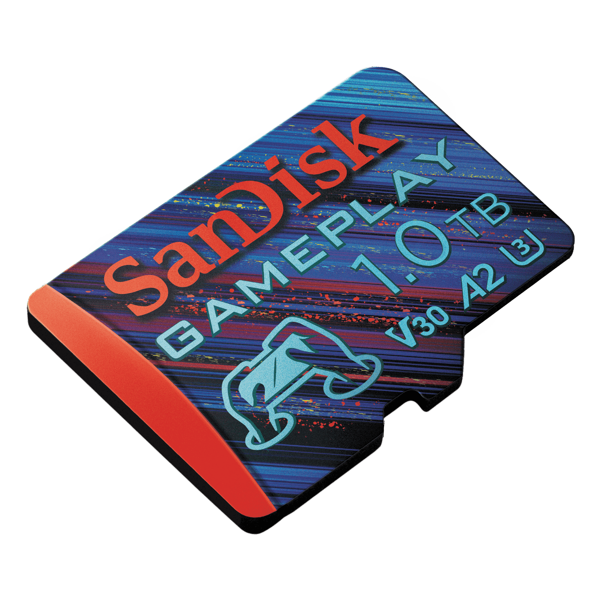 SanDisk GamePlay microSD 190MB/s C10, V30, U3, A2 Card (Support AAA/3D/VR game graphics)-Data Storage-futuromic