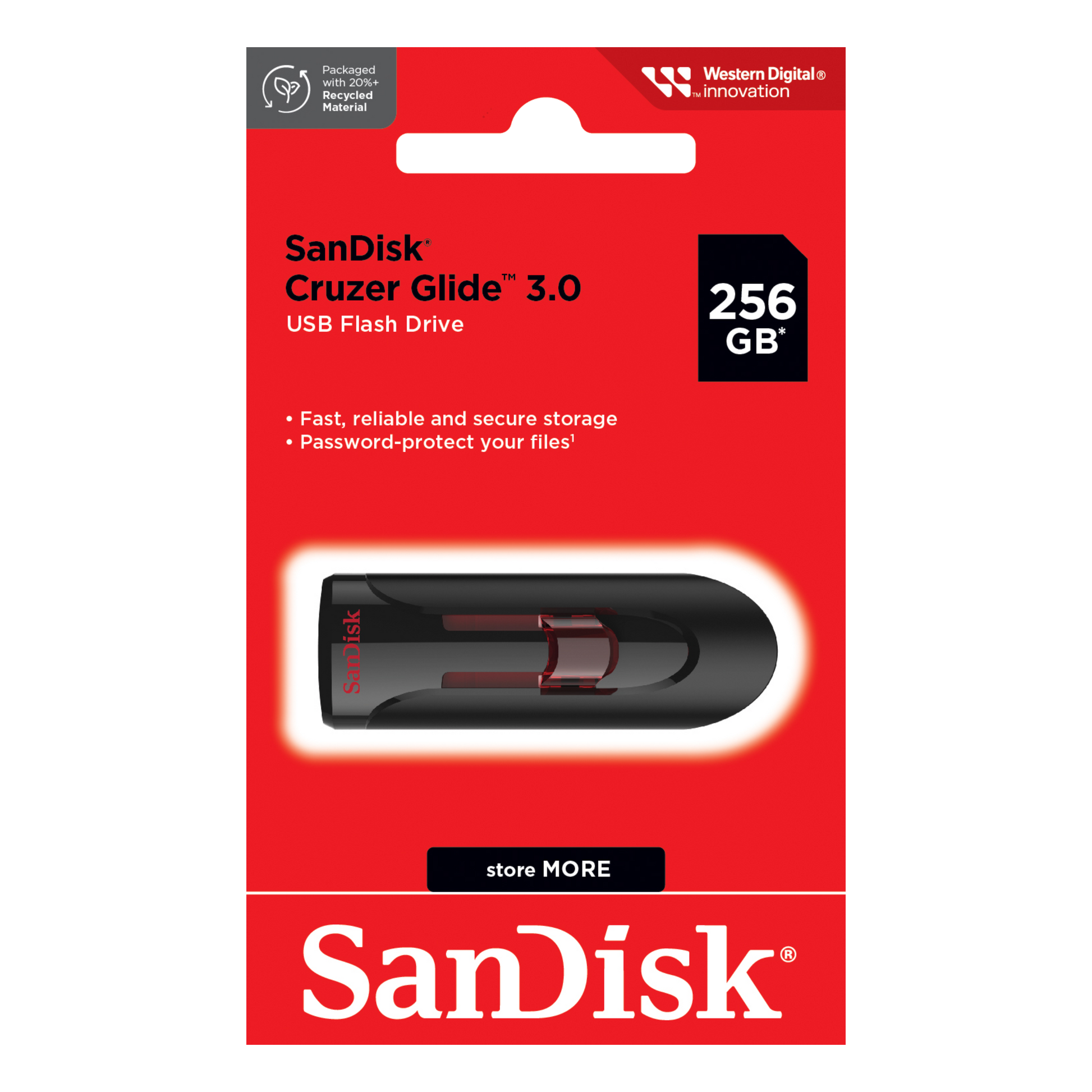 SanDisk Cruzer Glide CZ600 USB 3.0 Flash Drive-Data Storage-futuromic