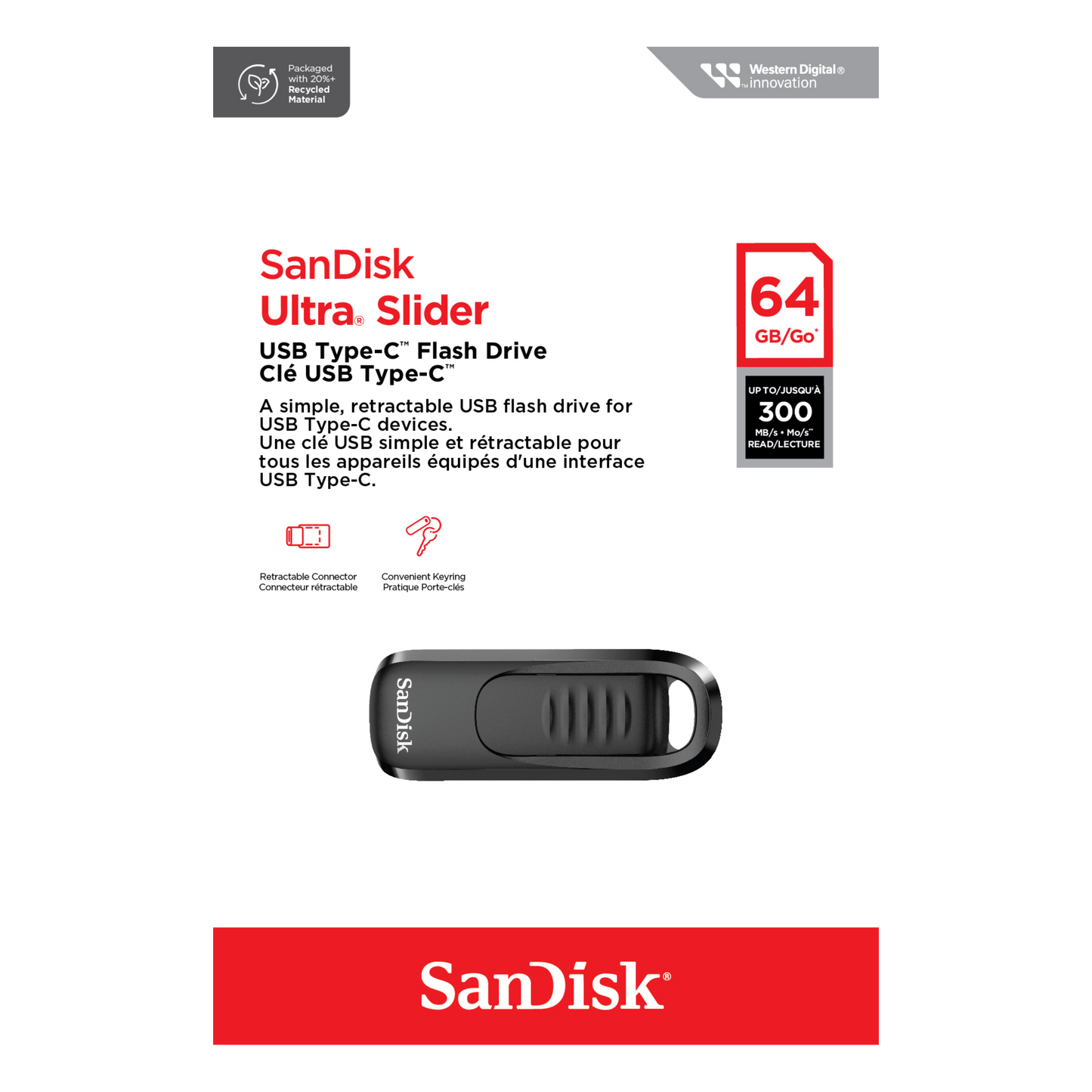 SanDisk Ultra Slider CZ480 USB Type-C Flash Drive-Data Storage-futuromic