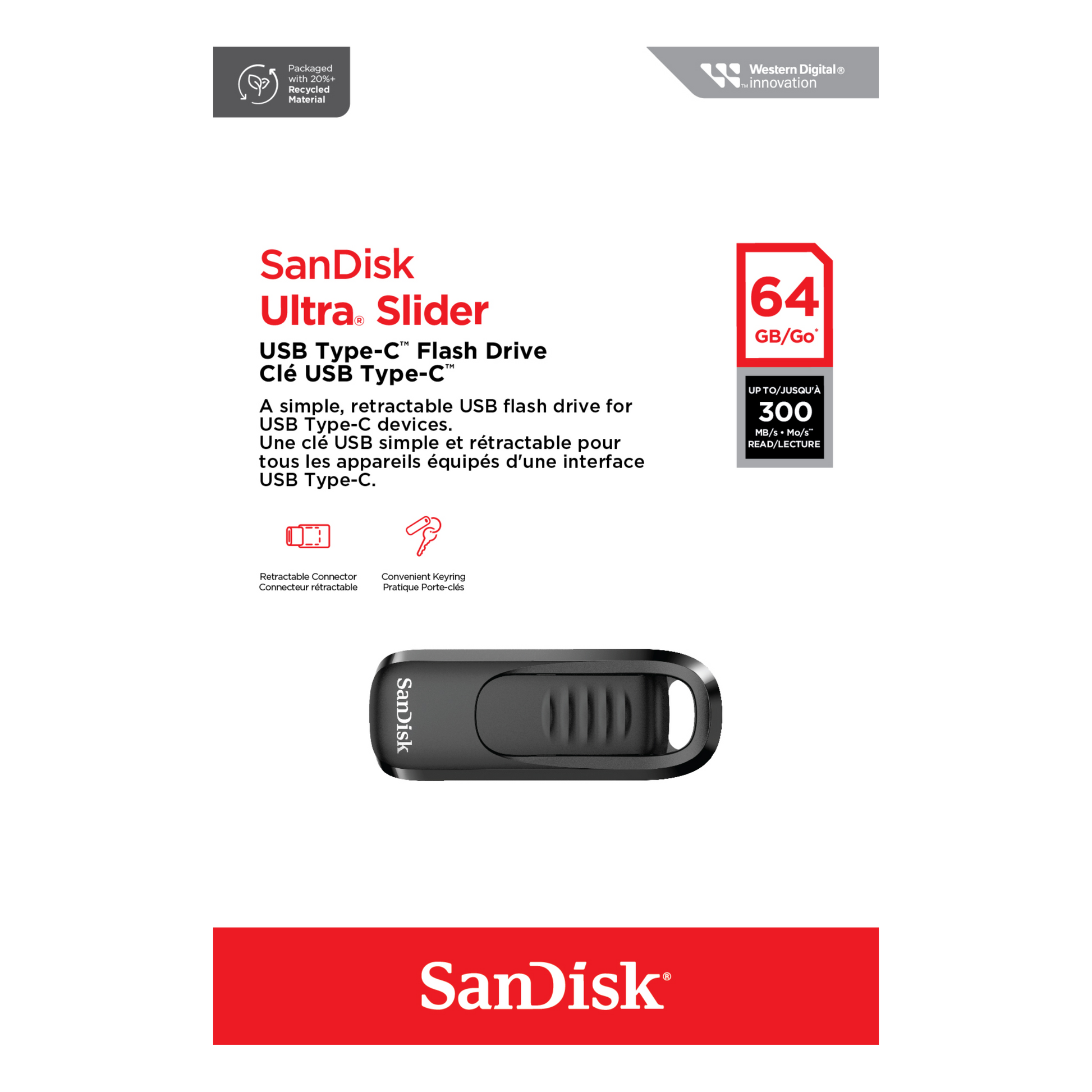 SanDisk Ultra Slider CZ480 USB Type-C Flash Drive-Data Storage-futuromic
