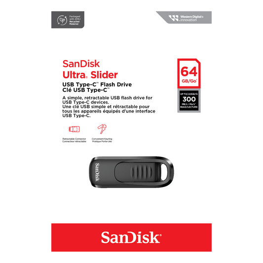 SanDisk Ultra Slider CZ480 USB Type-C Flash Drive-Data Storage-futuromic