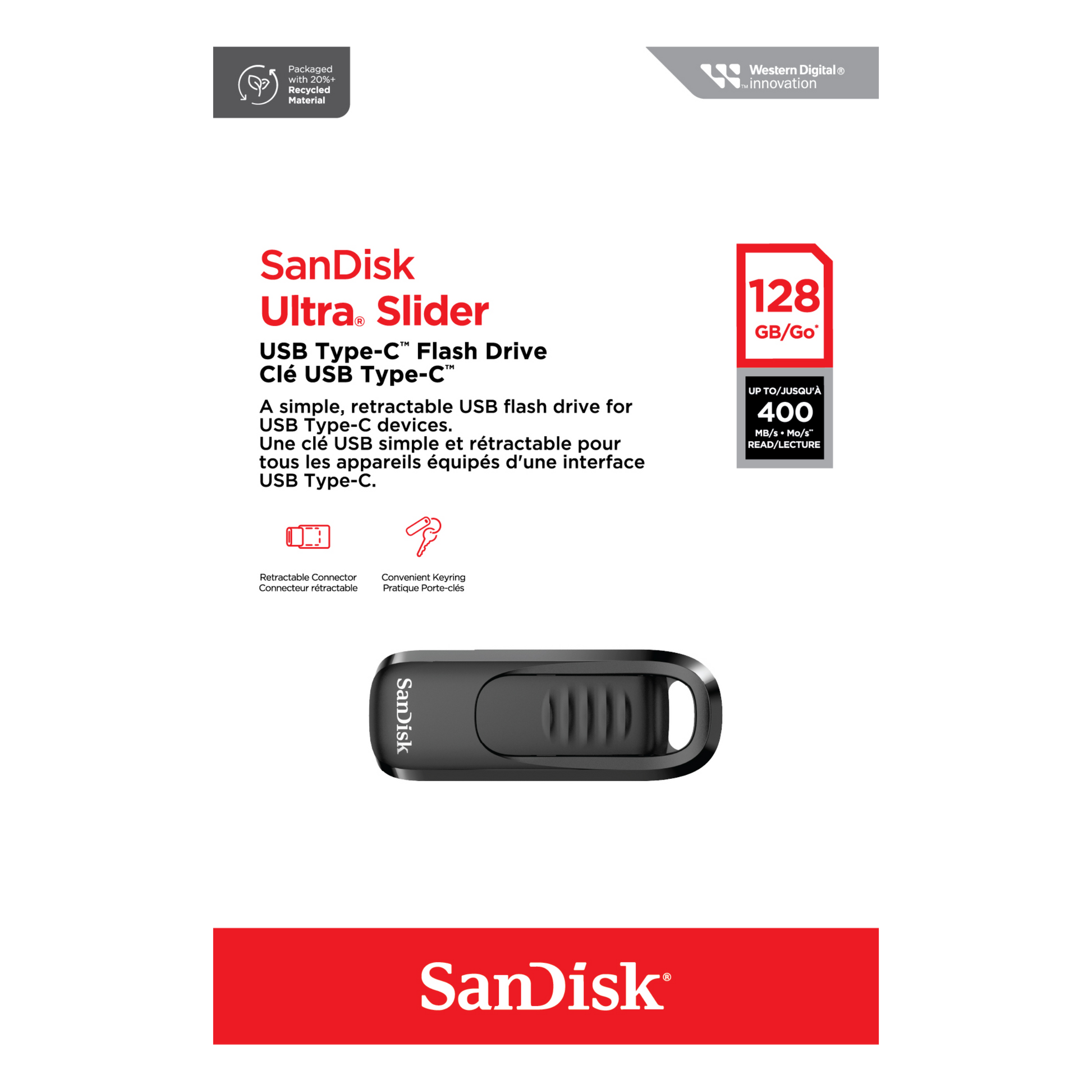 SanDisk Ultra Slider CZ480 USB Type-C Flash Drive-Data Storage-futuromic