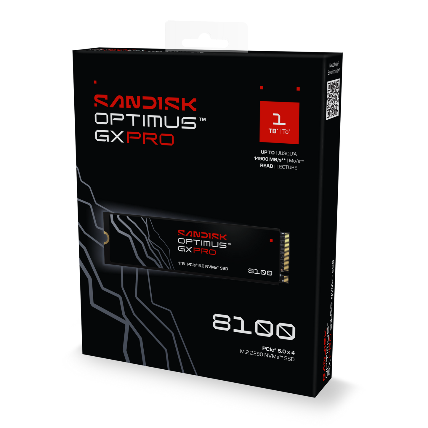 SANDISK Optimus™ GX PRO 8100 PCIe® 5.0 NVMe™ SSD (1TB/ 2TB)-Data Storage-futuromic
