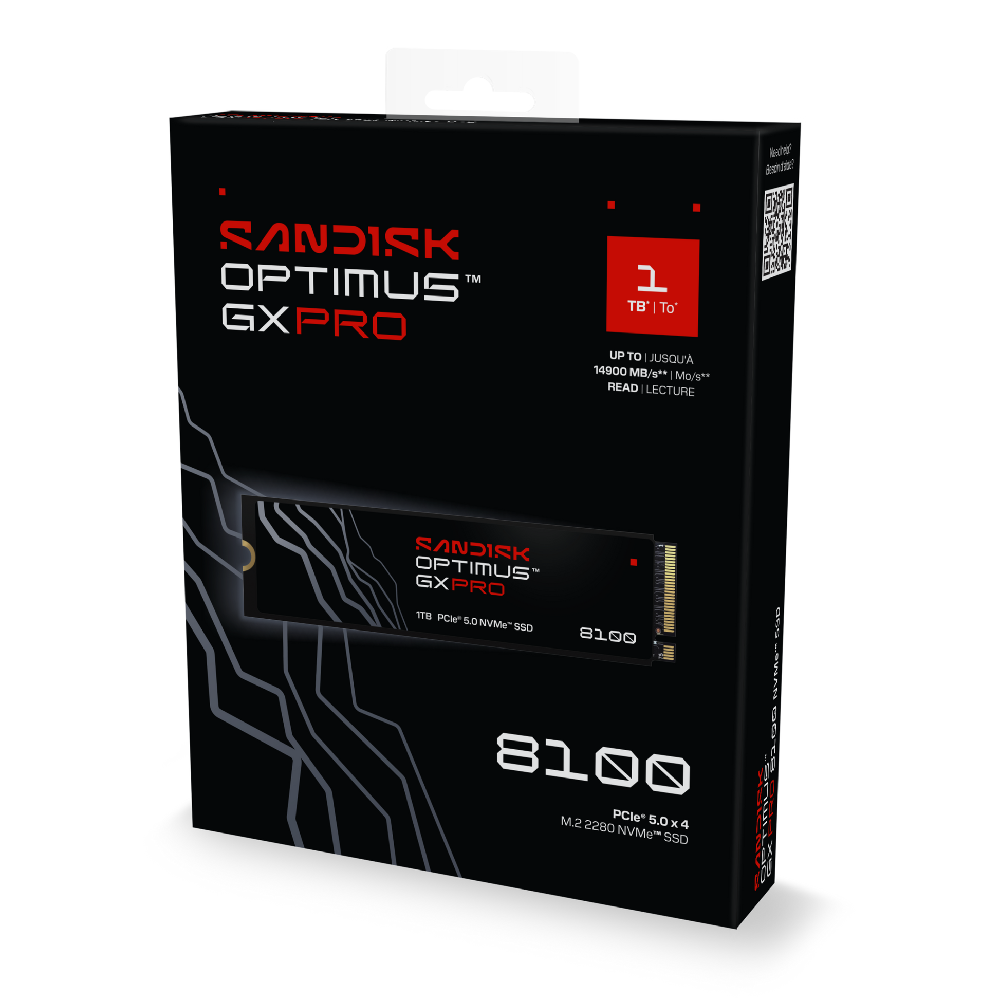 SANDISK Optimus™ GX PRO 8100 PCIe® 5.0 NVMe™ SSD (1TB/ 2TB)-Data Storage-futuromic
