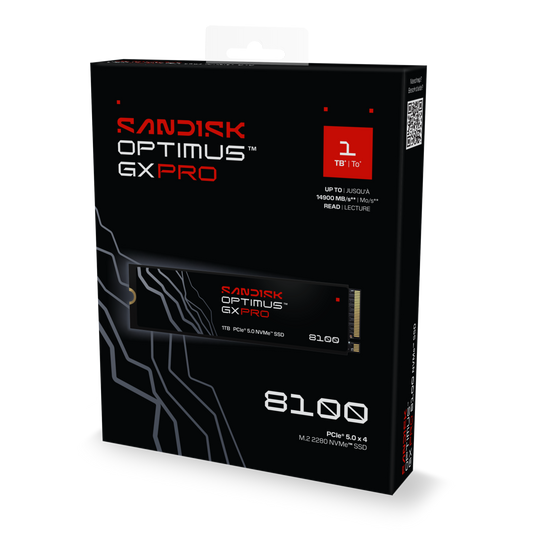 SANDISK Optimus™ GX PRO 8100 PCIe® 5.0 NVMe™ SSD (1TB/ 2TB)-Data Storage-futuromic
